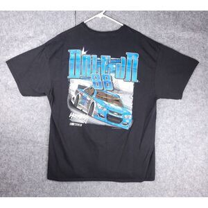 Dale Earnhardt Jr. Shirt Men's 2XL Graphic 2 Sided Nascar Racing Spellout